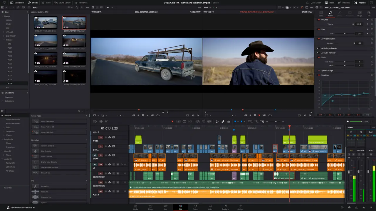 The Edit page