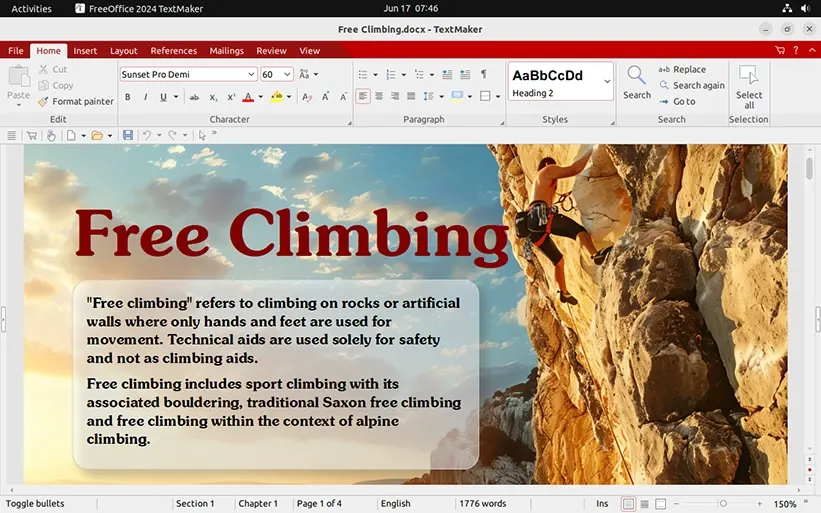 TextMaker word processor