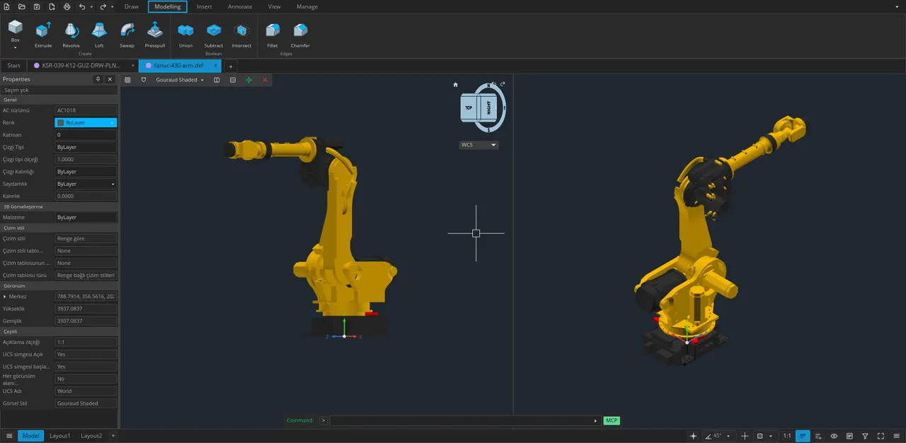 A 3D model